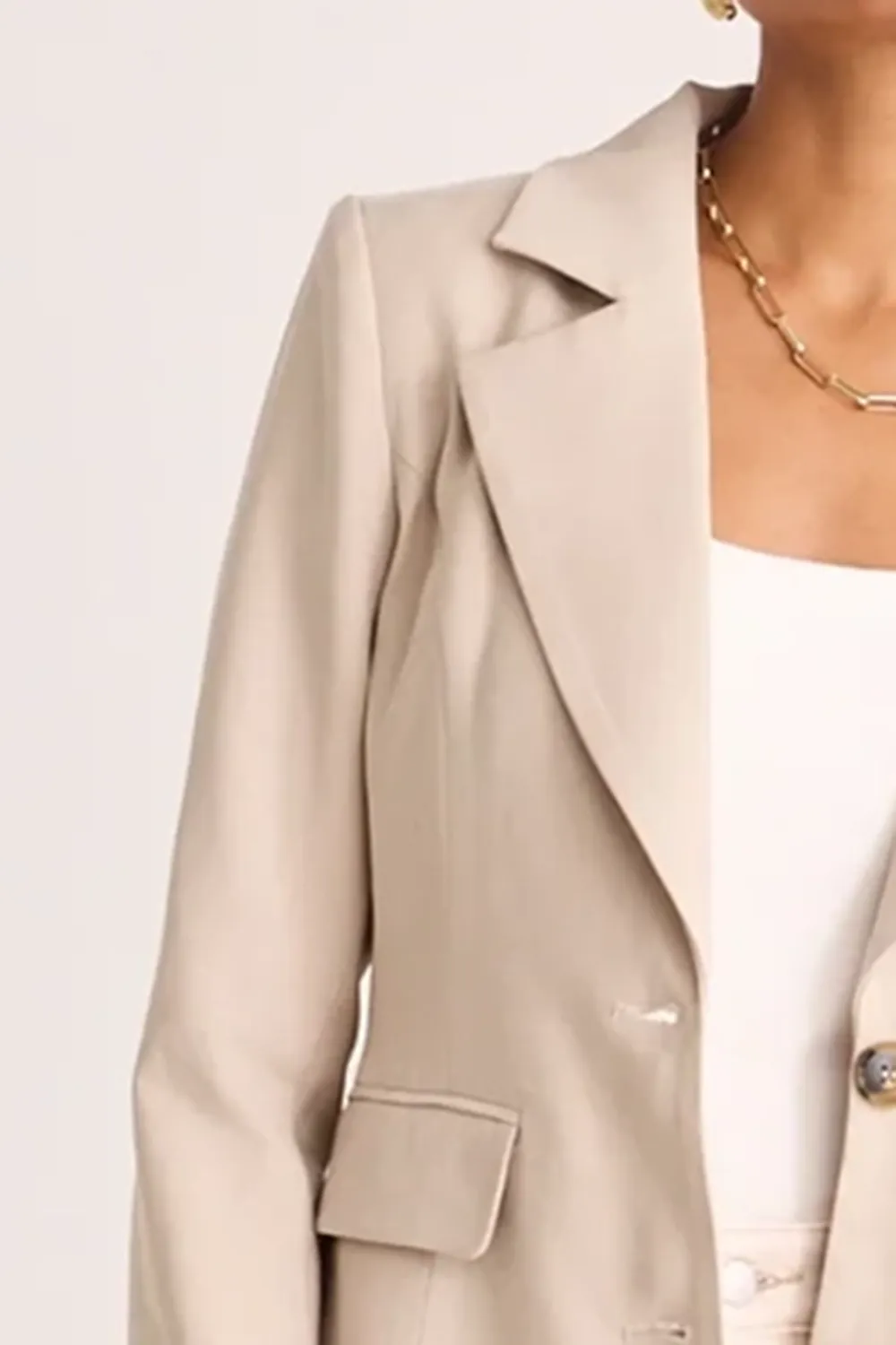 Soft Touch Cinched Waist Blazer