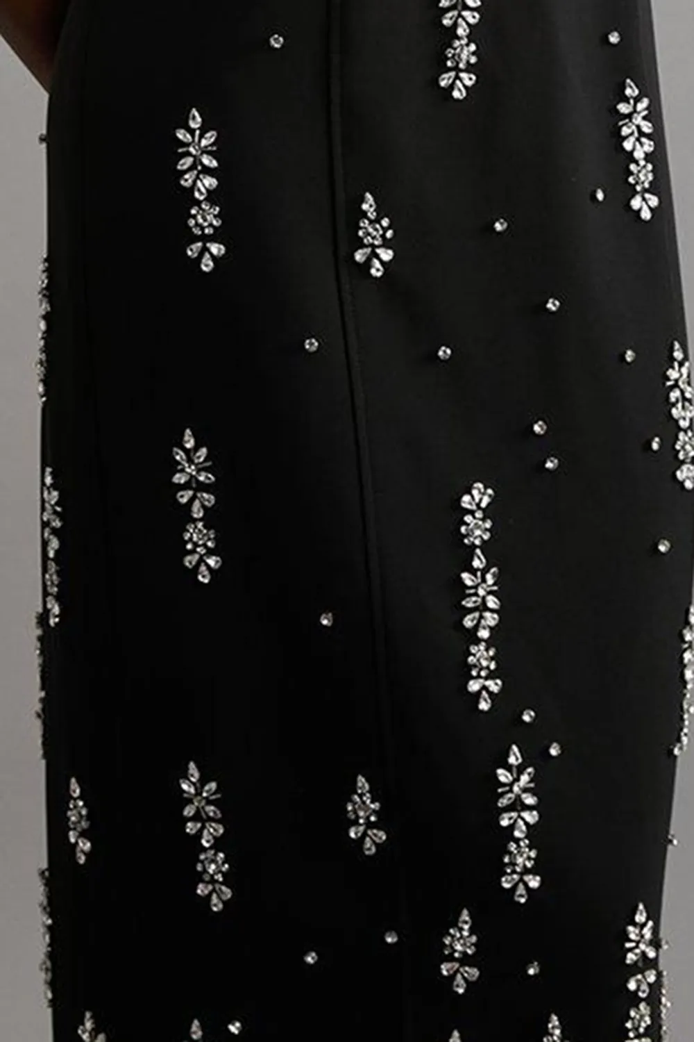 Crystal Embellished Bandeau Midaxi Dress