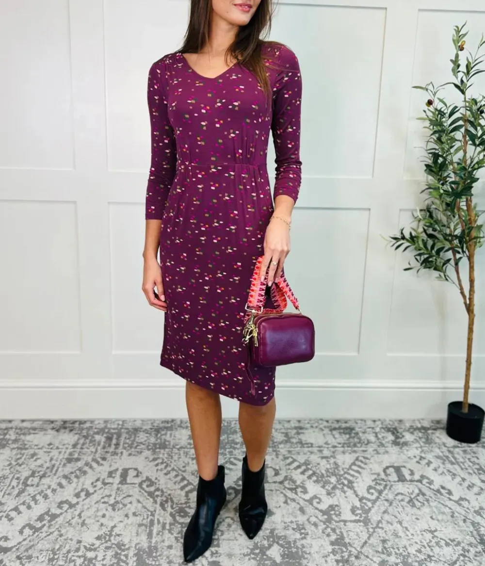 Daily Print Midi Dress