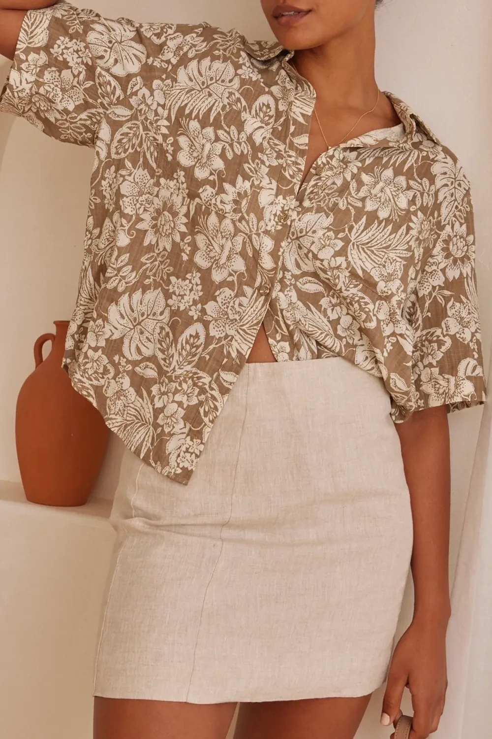 Print Boxy SS Shirt