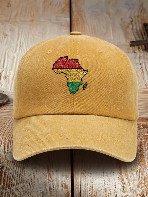 Juneteenth Washed Baseball Cap